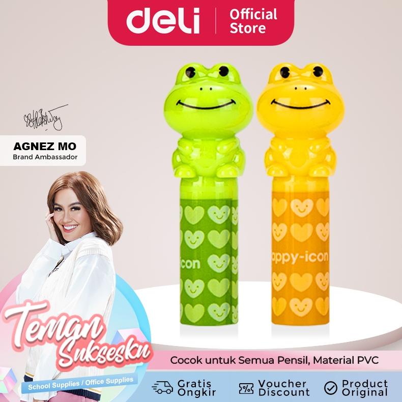 

Deli Tutup Pensil 4Pcs/Kemasan, Design Kartun, Plastik Kualitas Tinggi 506
