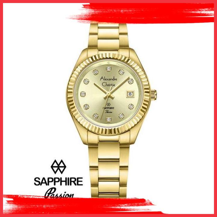 (waus) jam tangan wanita alexandre christie shappire passion ac 2a83 ac2a83