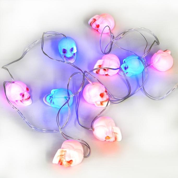 

New Sale Scoop Dekorasi Halloween Lampu Led Tengkorak 59442401 Original