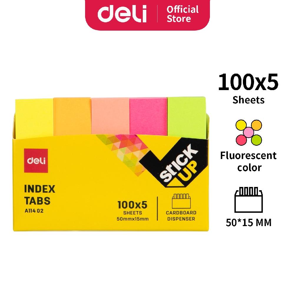 

Deli Index Tab Plastik Sign Here 100 sheets EA11402