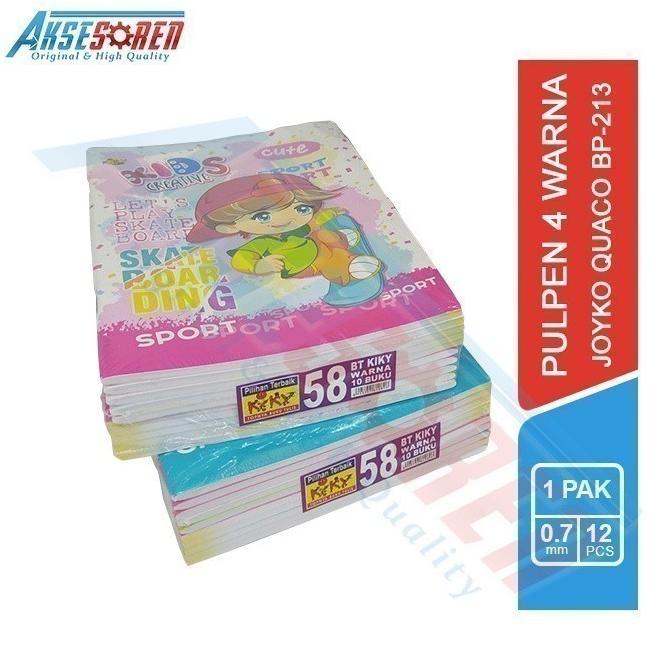 

Terbaru Buku Tulis Sekolah Kiky Isi 58 Lembar 10 Buku / Write Book Kiki 1 Pack Original