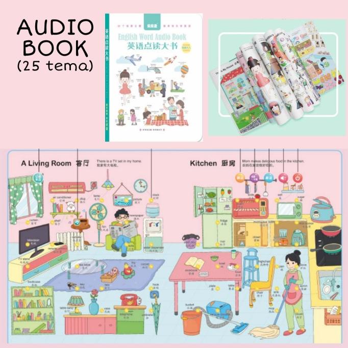 

34 Audiobook 13 Belajar Anak Mandarin Inggris Buku Sekolah Soundbook Limited Edition