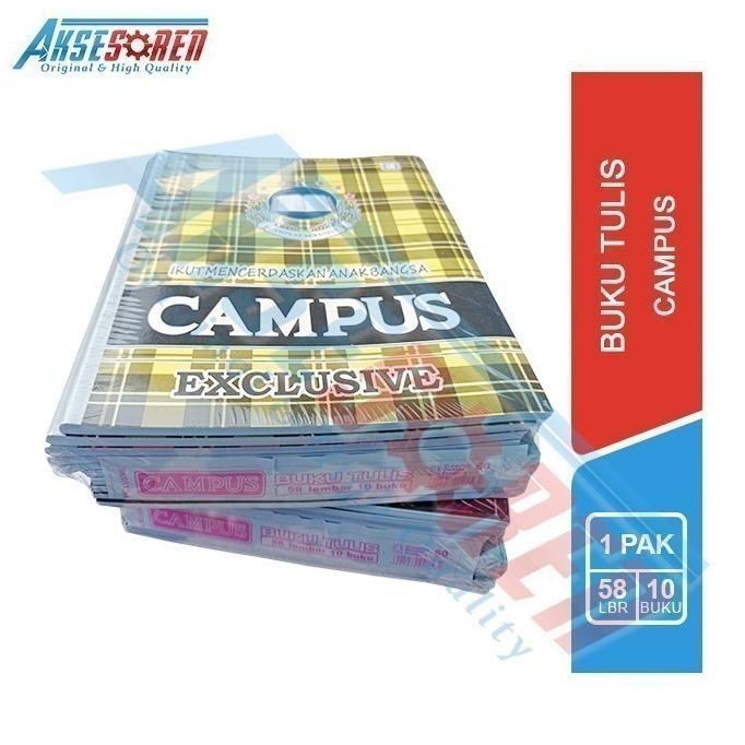 

Buku Tulis Sekolah Campus 58 Lembar 1 Pack / Catatan Kampus Kwarto A5 Berkualitas