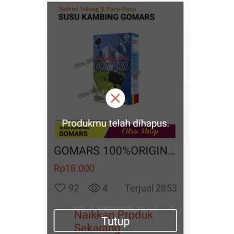 

Terbaru - Paket 5 kotak susu kambing etawa bubuk 1kg, (dapat 5 kotak) !