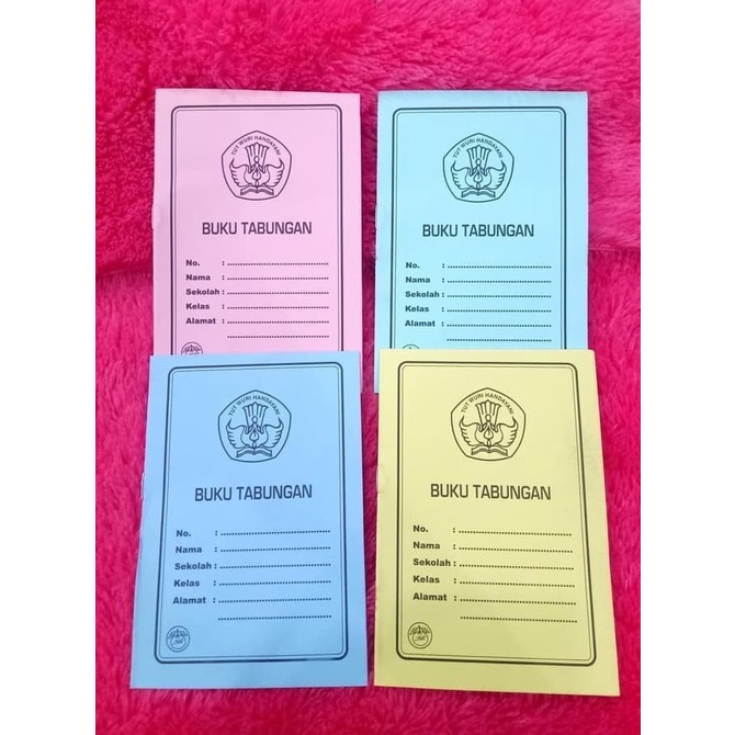 

New Buku Tabungan Anak Sekolah Warna Random Original