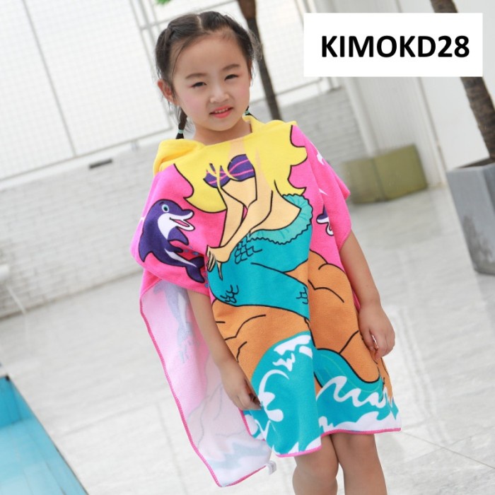 Kimono Kimono Handuk Anak Unicorn - KIMO-28(T7C9) Bahan Tebal Baju Handuk Kimono Wanita Kimono Outer