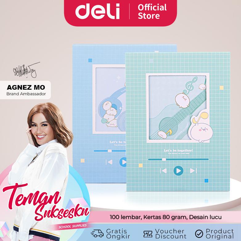 

Deli Kertas Memo Buku Reminder / Note Pad 100 Lembar A7 21751