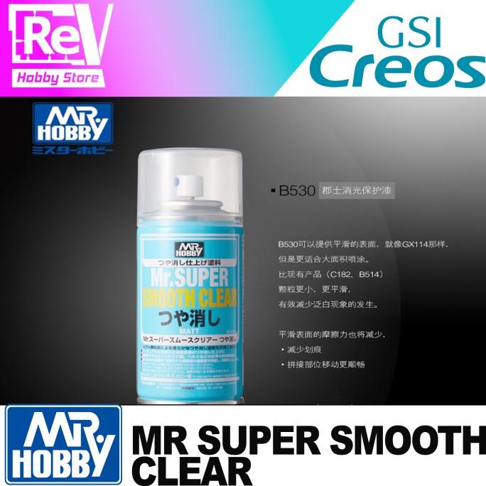 MR SUPER SMOOTH FLAT SPRAY TOP COAT MR COLOR CAT GUNDAM AIRBRUSH B530