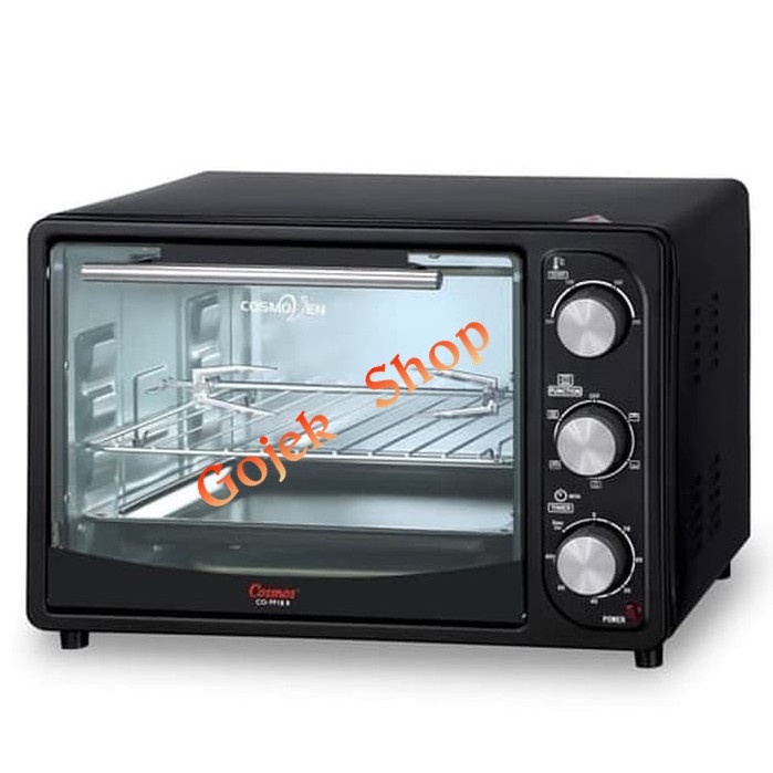Oven Listrik Low Watt Cosmos Co-9918R - 18Ltr With Rotisserie 600W