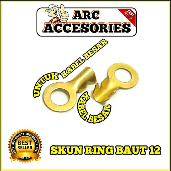 Skun Kabel 8Mm Ring Baut 12 - 200Pcs