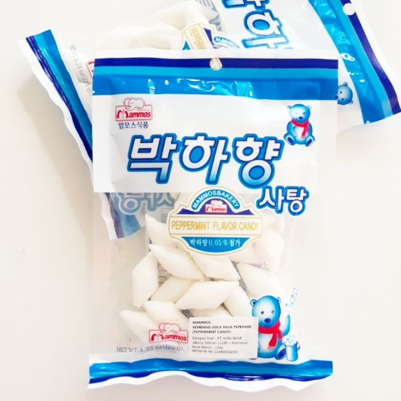 

Mammos Peppernt Candy / Perman Kembang Gula Rasa Nt Korea