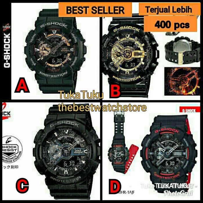 {XLShop} jam tangan casio g shock ga 110 ori bm Berkualitas