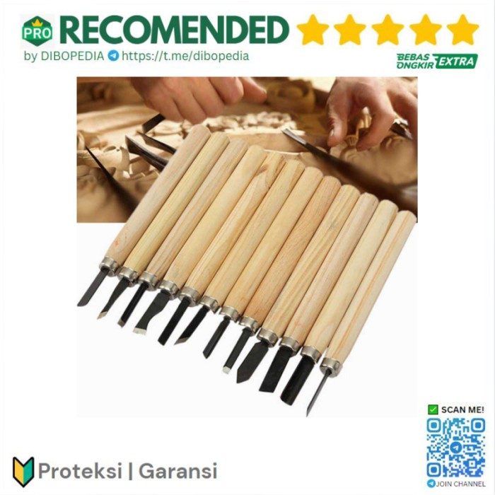 

PISAU UKIR PAHAT KAYU 12 IN 1 - NO COLOR