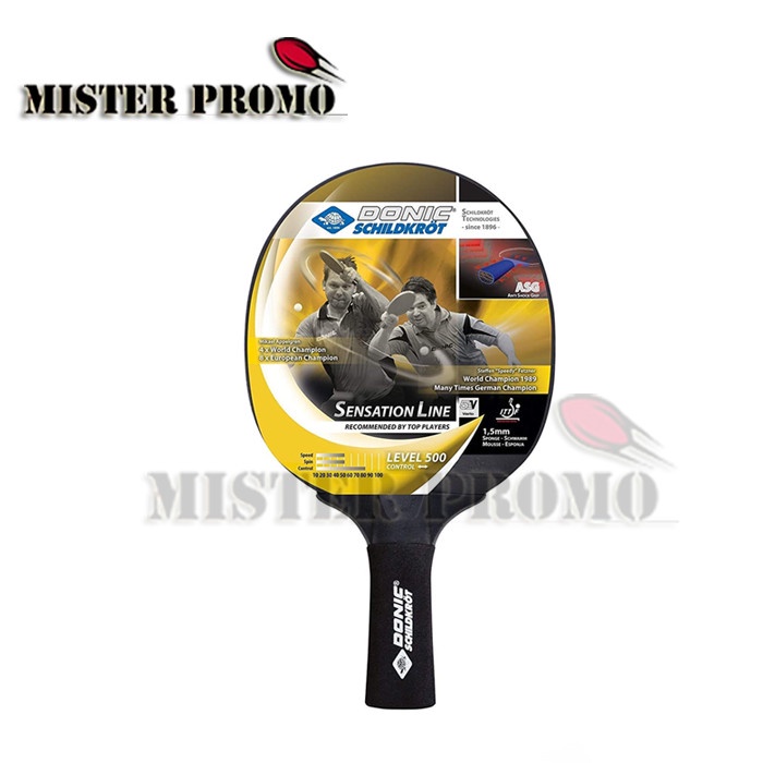 [New] Bat Bet Pingpong Tenis Meja Donic Schildkrot Sensation 500 Original Terbaru