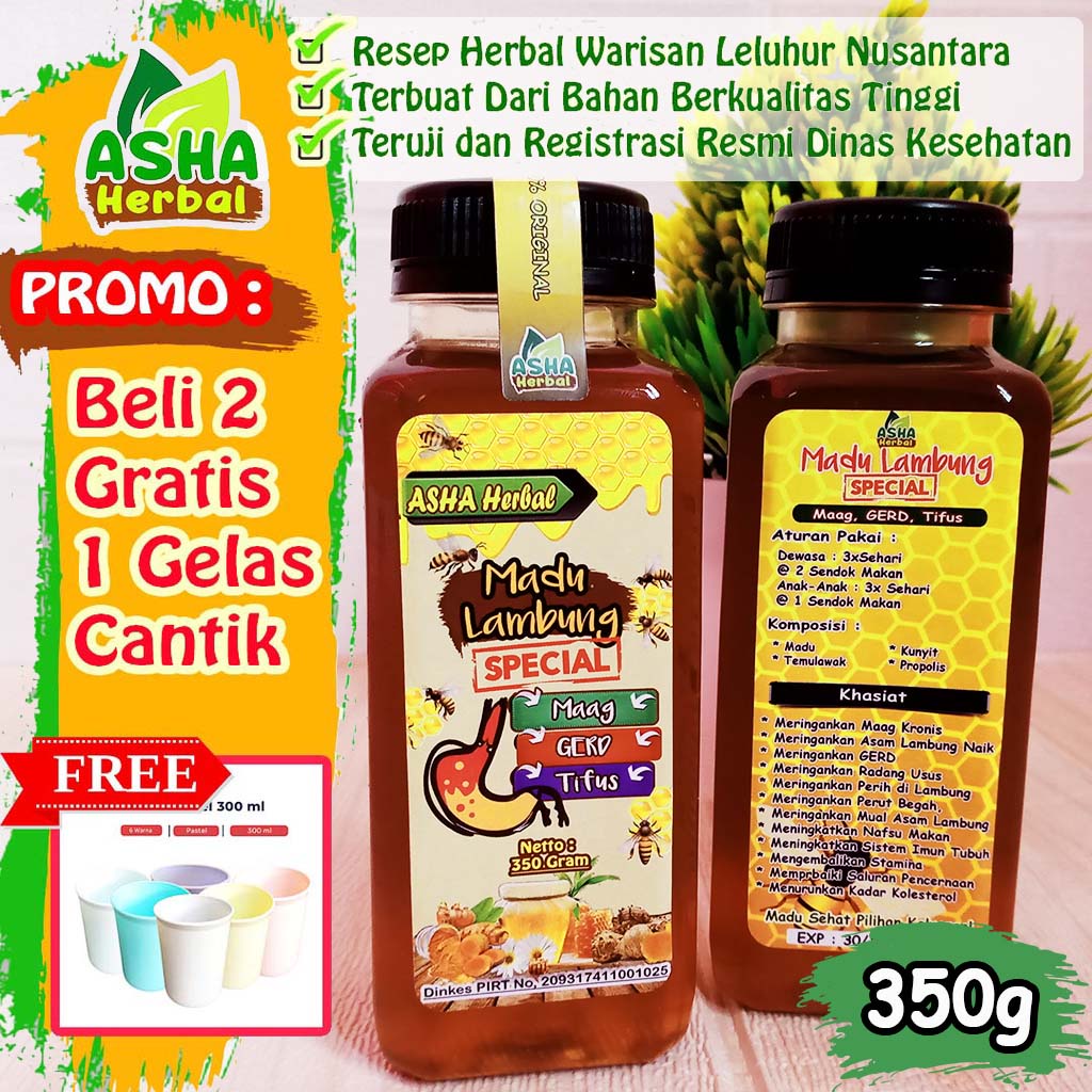 

Madu Untuk Asam Lambung Obat Maag Gerd Tifus Madu Kunyit Habbatussauda Rempah Jsr