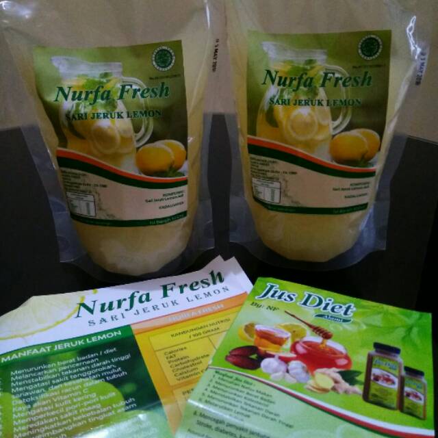 

Nurfa Fresh Sari Lemon Sari Lemon Isi 250Ml