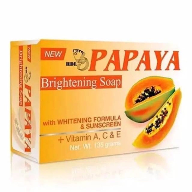 RDL PAPAYA BRIGHTENING SOAP - SABUN PAPAYA RDL BPOM - PAPAYA SOAP