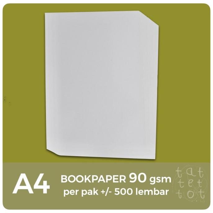 Kertas Bookpaper | 90 Gr | A4 | 1 Rim | Imperial | Paper