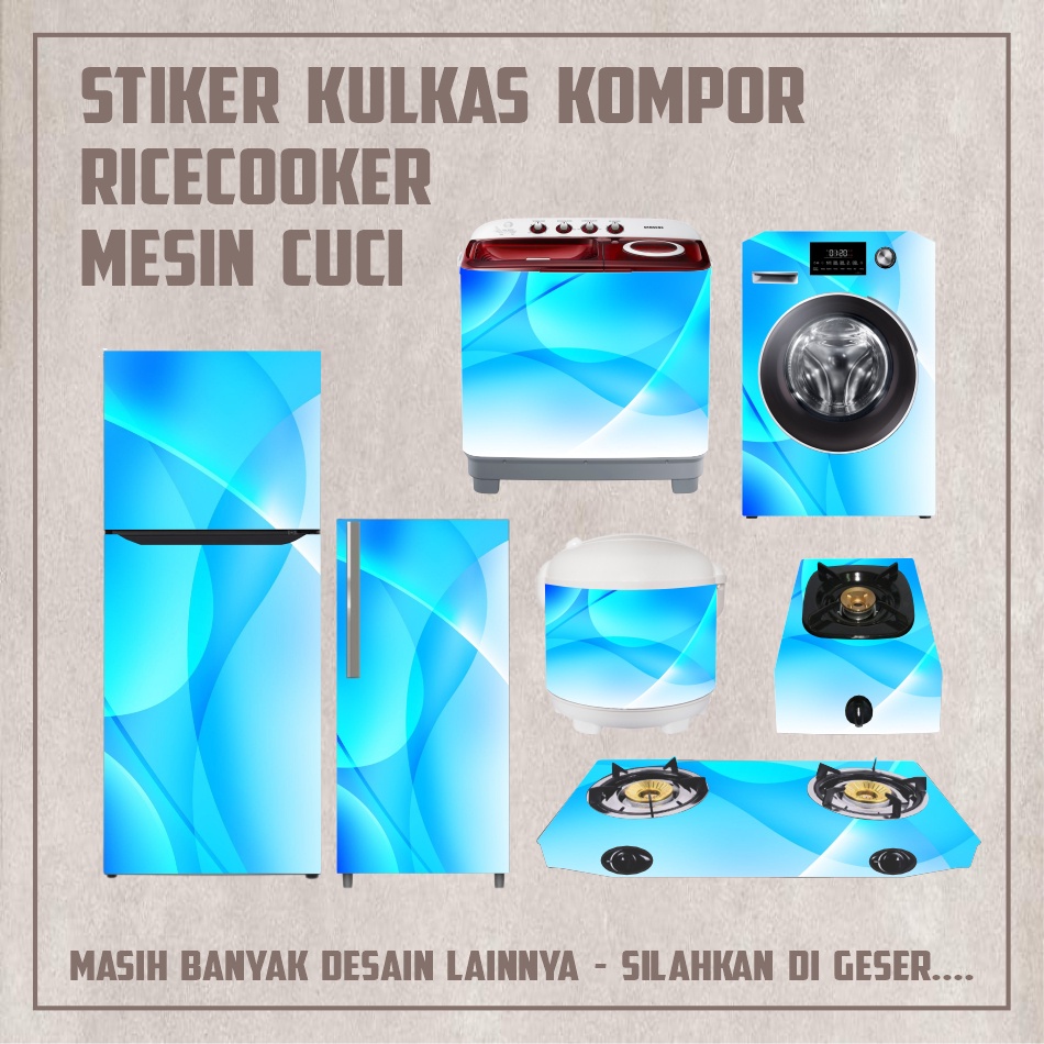 Sticker Rice cooker ukuran kecil besar Ac Stiker  Stiker Mesin cuci Stiker Kulkas Stiker Kompor