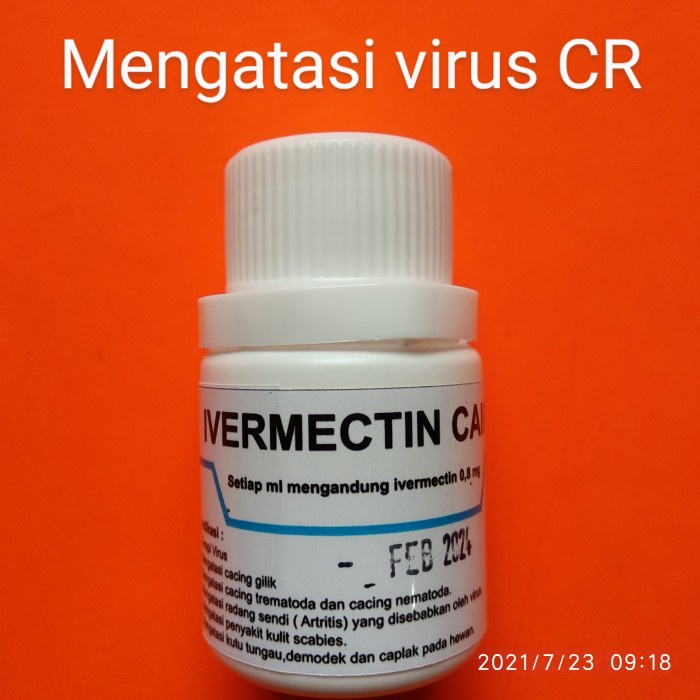 IVERMECTIN ORAL,OBAT DEMODEK,OBAT KUTU,KUCING,KELINCI,SCABIES