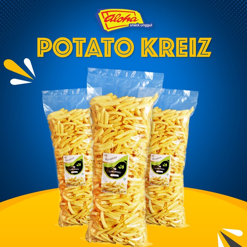 

Sna Kentang Potato Kreizz Kurakhaa- 1000Gram