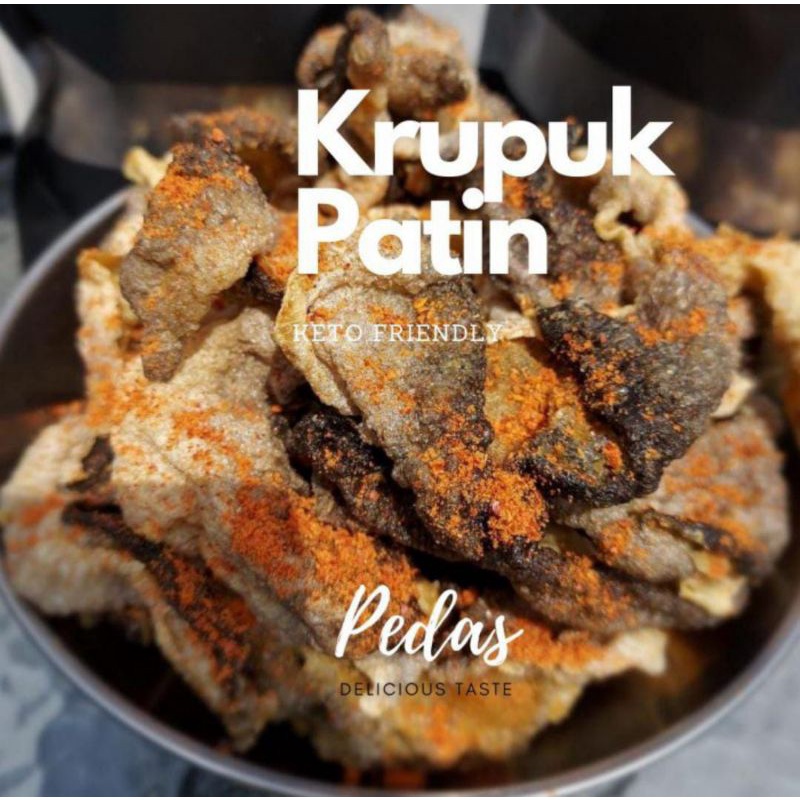 

Kerupuk Kulit Ikan Patin 2 Varian Dan Pedas