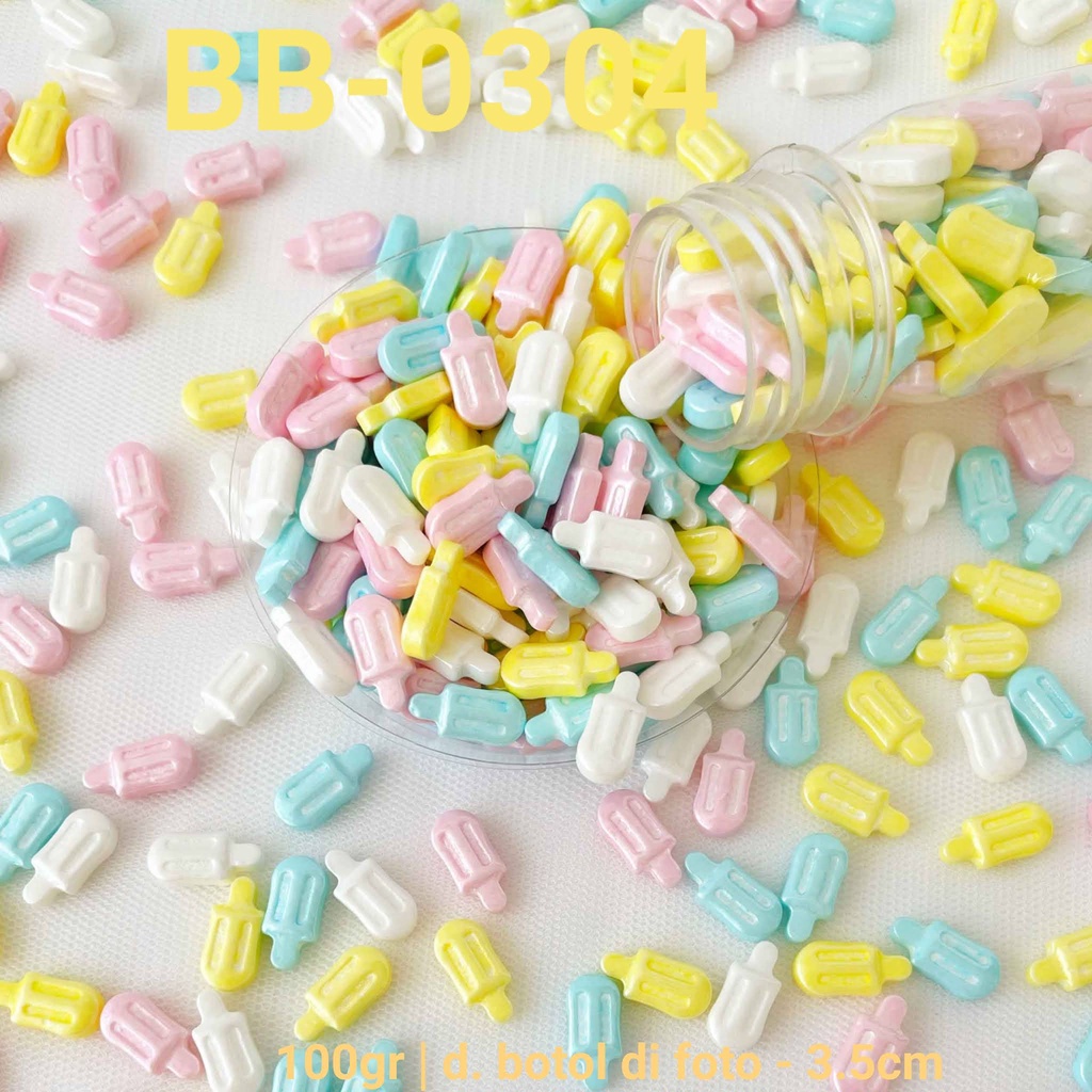 

Bb-0304 Sprinkles Sprinkle Sprinkel 100Gram Eskrim Ice Cream Popsicles Yamama Baking Grosir