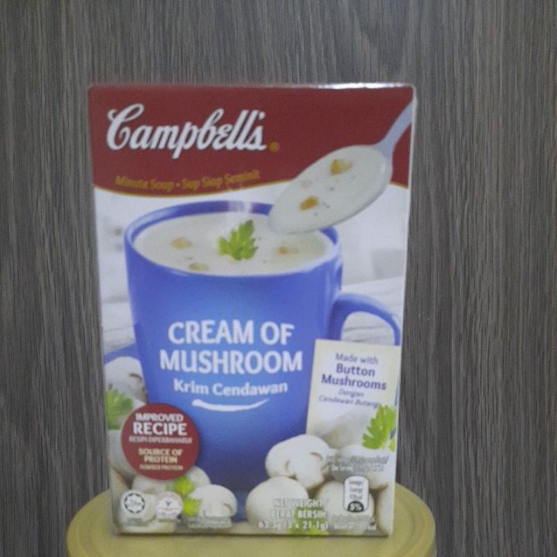 

Campbell Cream Mushroom 22G. Sup Jamur