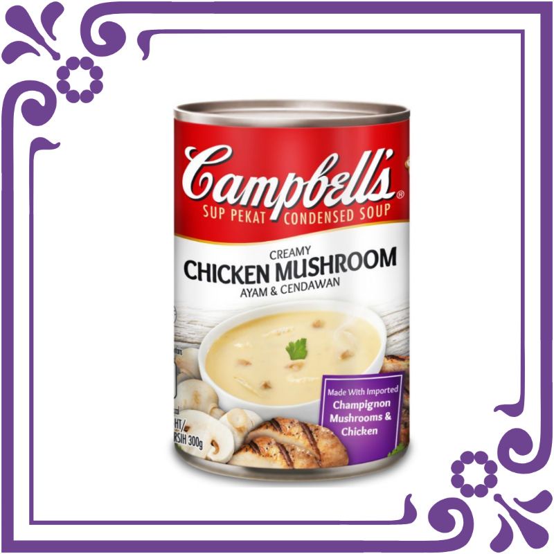 

Campbell'S Creamy Chien Mushroom 300G. Cream Soup