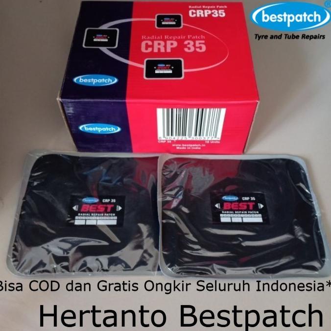 cusss order] Tiptop Bestpatch CRP35 - Karet Tambal Ban Luar - Per Pcs / Lembar