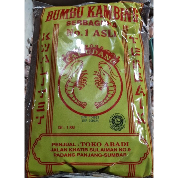 

Bumbu Pemasak Kambing Cap Udang 1Kg