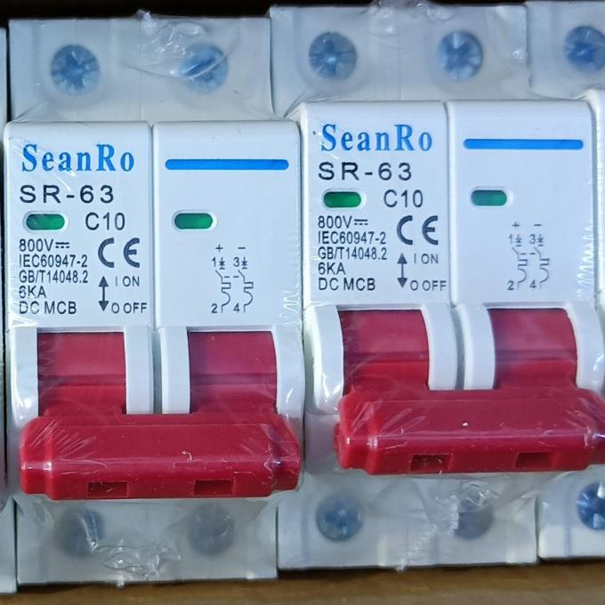 DELLAS mcb DC 2pin mcb PV mcb dc 2p 10A 20A 32A 40A 50A 63A seanro panel sury