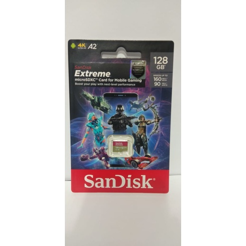 Sandisk Memory Micro Sd Extreme 128Gb Memori Microsd 128 Gb Original