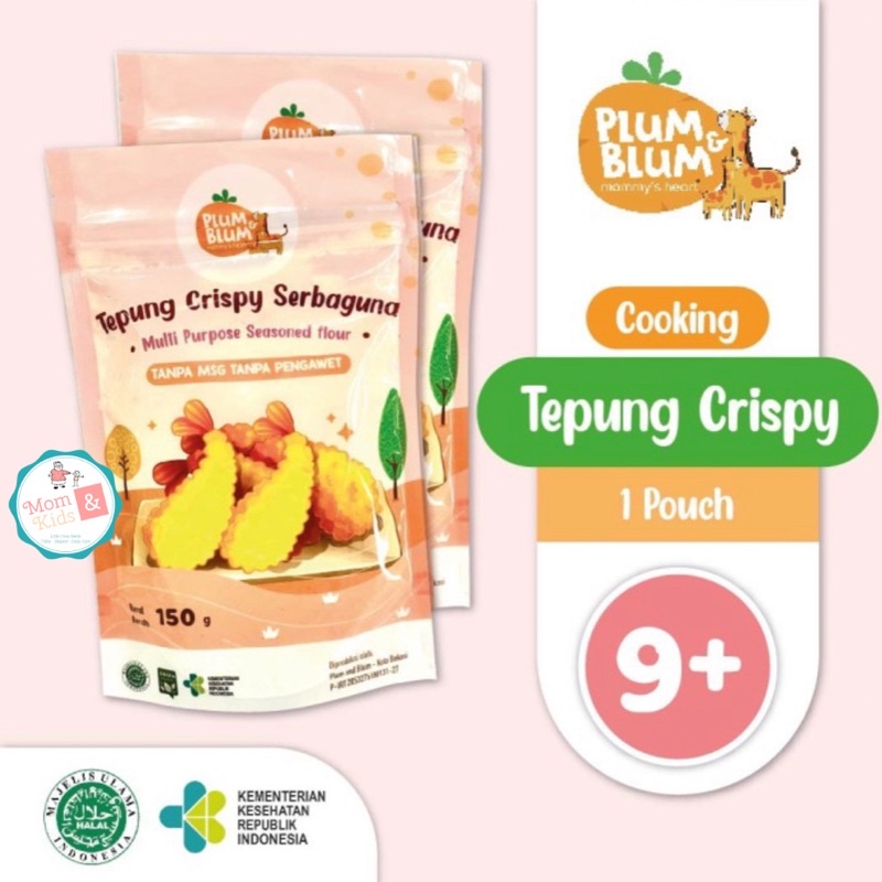 

Plum & Blum Tepung Crispy Serbaguna No Msg 150Gr Tepung Bumbu Serbaguna Mpasi Bayi