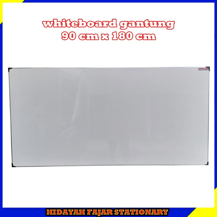 

Papan Tulis - Whiteboard Gantung 90 X 180 Cm Berkualitas
