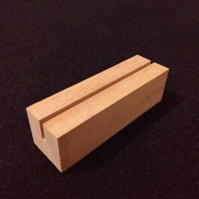 

=====] Dudukan acrylic nomer meja card photo holder 10 x 3 x 3cm (lubang 3mm)