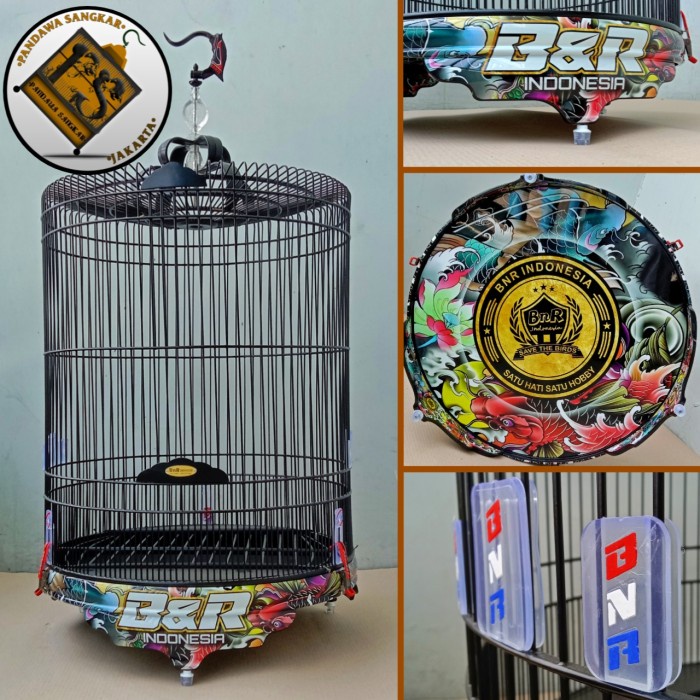 Promo Sangkar/Kandang Murai Bnr Pvc Decal Koi New