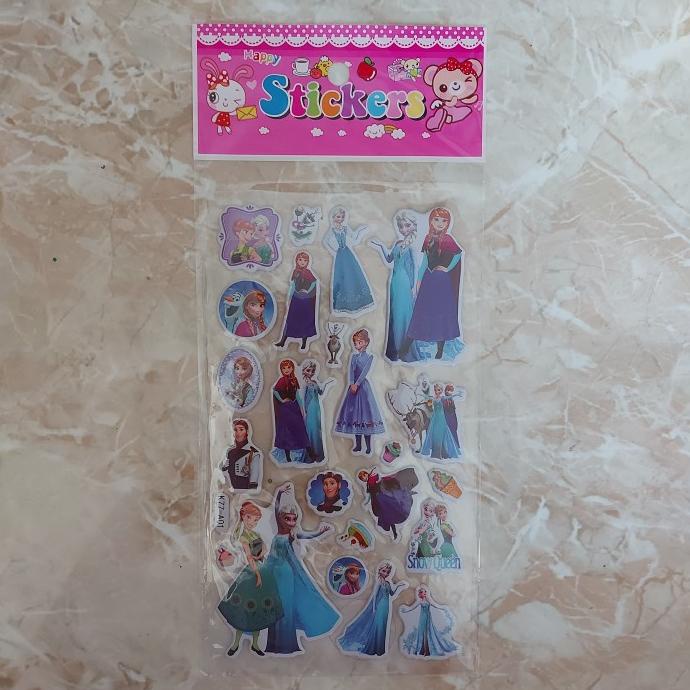 

```````] mainan edukasi menempel stiker sticker tanggung sedang frozen murah