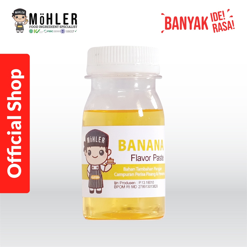 

MOHLER Pasta perisa pewarna PISANG / BANANA