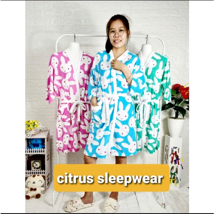 Kimono kimono handuk mandi - Kelinci(Y9H3) Kimono Handuk Anak Perempuan Handuk Kimono Lembut Mandi W