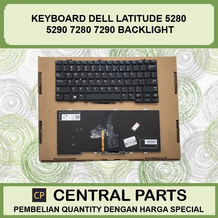Keyboard Laptop Dell Latitude 5280 5290 7280 7290 Backlite