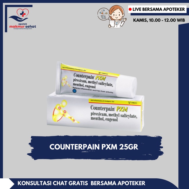 Counterpain PXM Gel 25 g