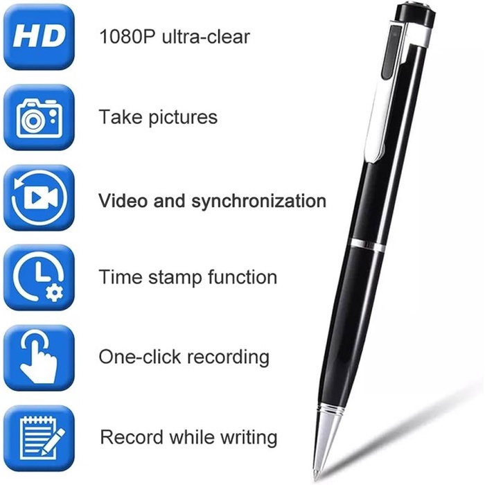 Terlaris Spy Cam Pen V7 Full Hd 1080P - Kamera Pengintai - Spy Camera / Spy Pen
