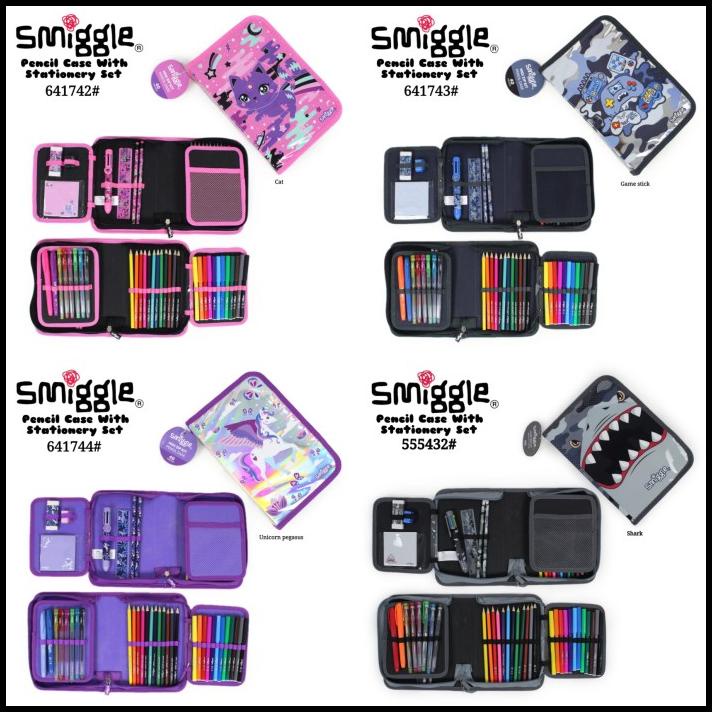 

DISKON SMIGGLE PENCIL CASE & STATIONERY SET 40 PIS/ ALAT TULIS SMIGGLE/ KADO !!!!!!