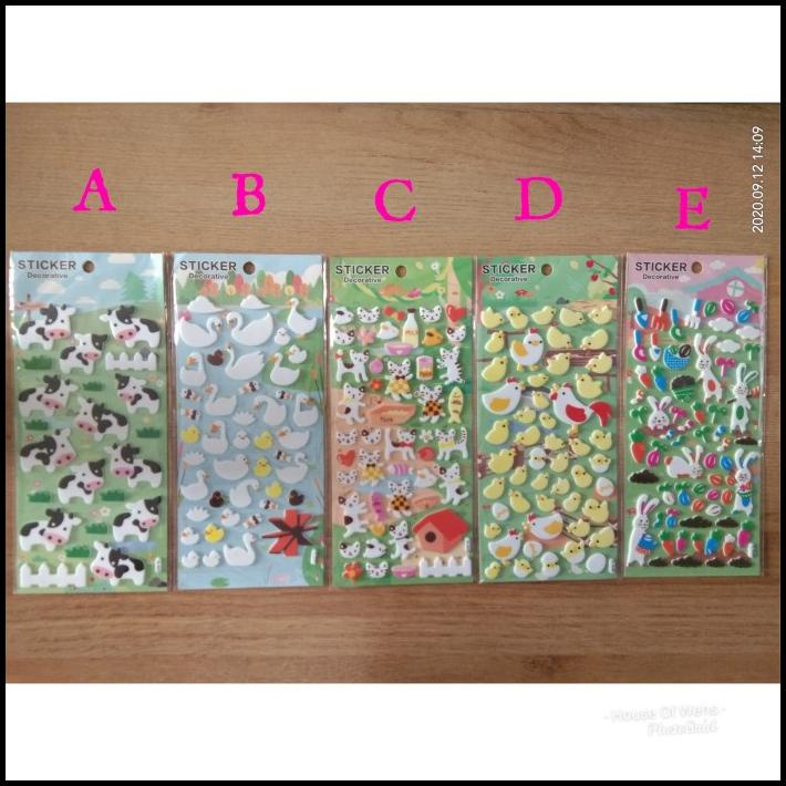 

HOT DEAL STICKER ANIMALS - STICKER TIMBUL BINATANG
