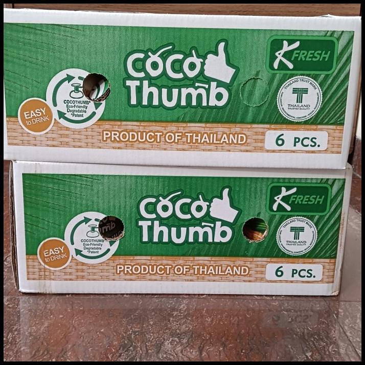 

GRATIS ONGKIR READY STOK KELAPA THAILAND COCO THUMB 6 P/ KELAPA IMPORT/ FRESH FRUIT !!!