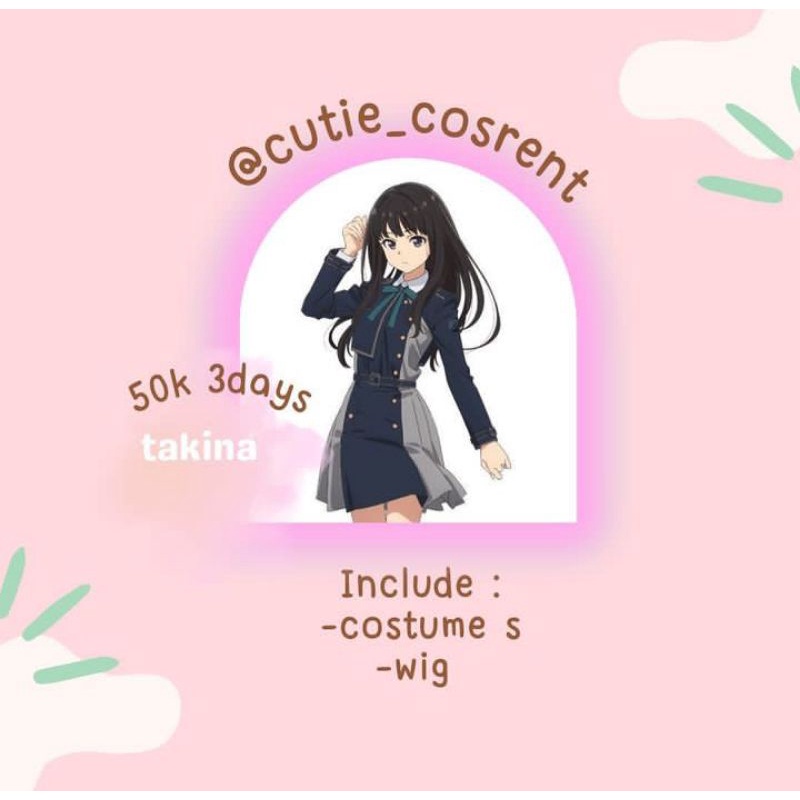 (RENTAL) COSTUME TAKINA