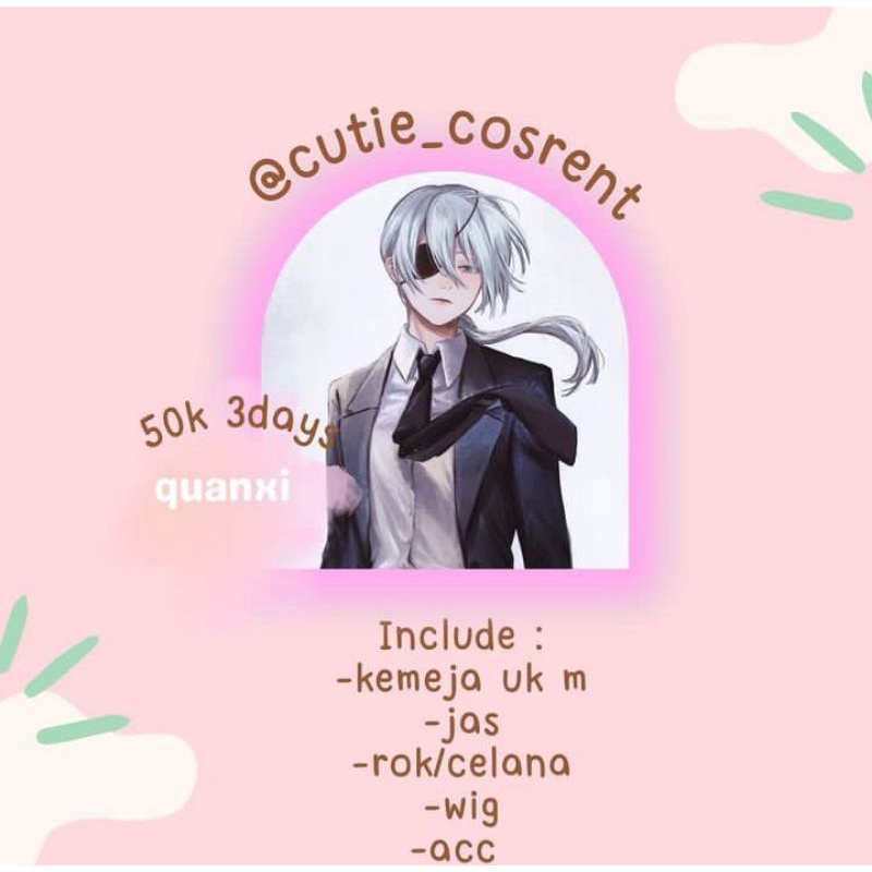 (RENTAL) COSTUME QUANXI CSM