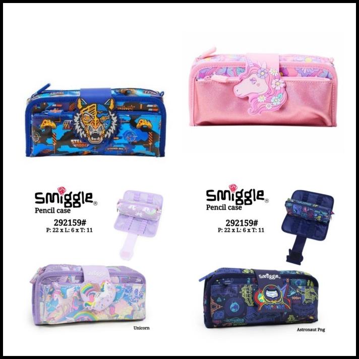 

DISKON PENCIL CASE SMIGGLE ORI TIGER, UNICORN/ KADO !