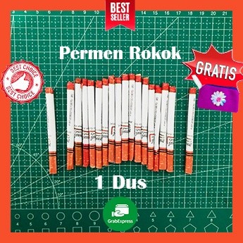 1 Dus Isi 1.000Pcs Permen Rokok Rasa Coklat Merk Prinsell